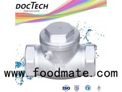 Stainless Steel Cf8 Cf8m Ntp/bsp Thread Swing Check Valve