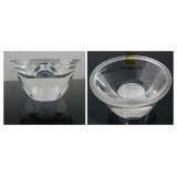 led glass lens reflector