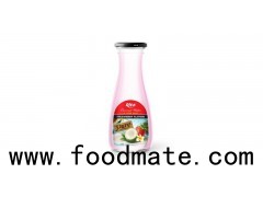 Strawberry Flavour Coconut Water 1L Glass Bottle