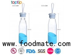 Refill Reusable Glass Water Bottle