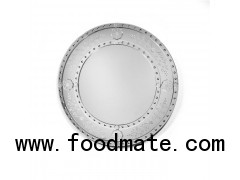 Round Silver Venetian Wall Mirror