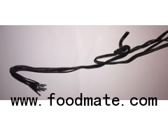 Black Twisted Wire, Size:1.25mmx6