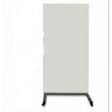 Portable Glass Whiteboard on Wheel Movable Dry Wipe Whiteboards Frameless Magnetic 1200*1200mm