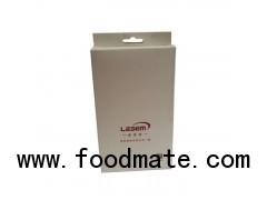 Simple Small Custom Logo Printing White Paper Packaging Boxes, Paper Packing Box Manufacturing For E