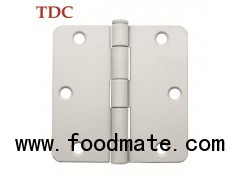 3in.×3in.×2.0mm White Door Hinge With 1/4 Radius Corner