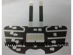 2 Layers 0.08 Mm PET Thickness Black Flex PCBs with Immersion Tin