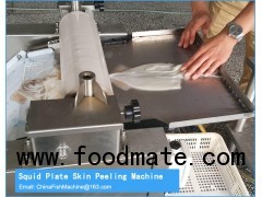 Squid Skinning and slicing processing machine