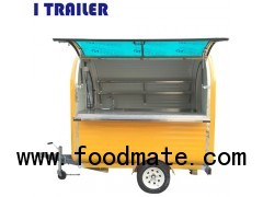 Outdoor Barbecue Car Breakfast Fast Food Cart