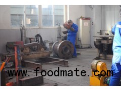 Riveting and welding structural parts-pump parts