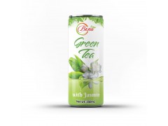 250ml canned green tea with jasmine drink from BENA tea drink brand