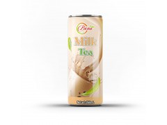 250ml Canned Milk Tea Drink from BENA milk brand