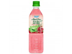 aloe vera juice with pomegranate  500ml pet bottle