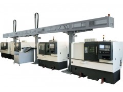 CNC lathe feeding robot