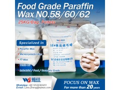 Food Grade Paraffin Wax NO.58/60/62℃